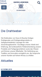Mobile Screenshot of diedrahtweber.com
